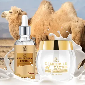 2pc Camel Milk Face Care Set, 50ML Retinol Serum & 130g Moisturizer, Deep Hydration, Anti-Wrinkle, Balances Skin Oil, Long-Lasting Radiance