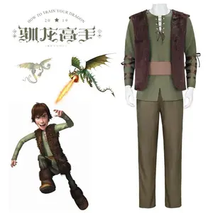 How To Train Your Dragon Live-action Movie Hiccup Character Cosplay Set Halloween Costume