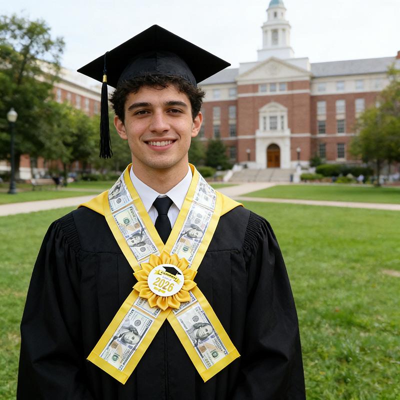 Graduation Birthday Holiday Celebration Garland Ribbon Handmade DIY Ribbon