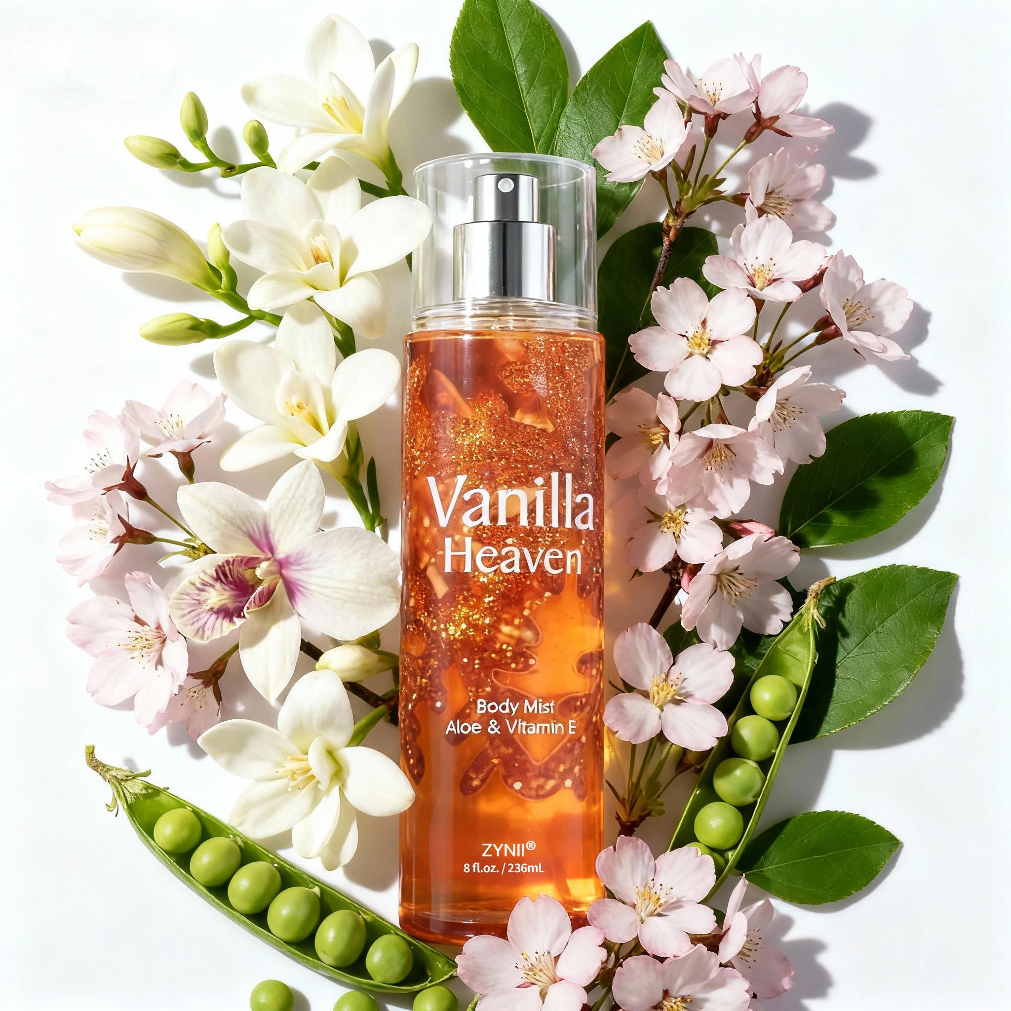 Zynii Vanilla Heaven Women'S Daily Body Mist Vanilla & Lush Jasmine ...