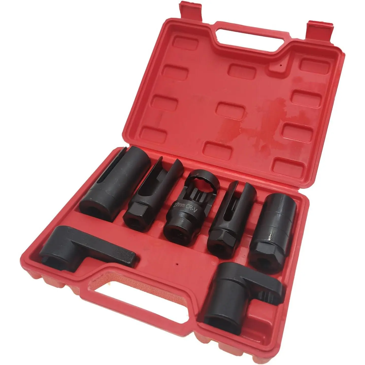7 Pcs Oxygen Sensor Socket 22mm (7/8 in), 27mm, 29mm fits All Vehicle O2 Removal and Installation Universal Puller and Removal Tool