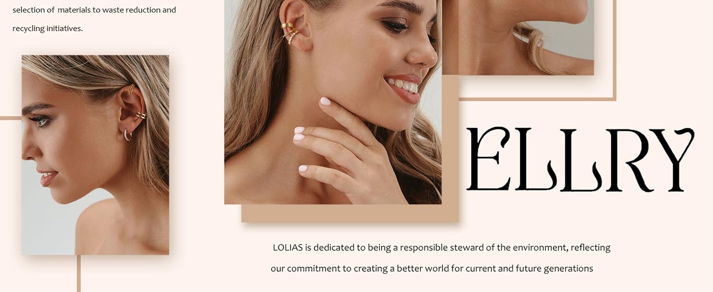 LOLIAS Ear Cuff Earrings for Women Non Piercing Gold Ear Cuffs 14K Gold Plated Ear Cuff for Non Pierced Ears Clip on Cartilage Earring Fake Earrings Lightweight LOLIAS Ear Cuff Earrings for Women Non Piercing Gold Ear Cuffs 14K Gold Plated Ear Cuff for Non Pierced Ears Clip on Cartilage Earring Fake Earrings Lightweight