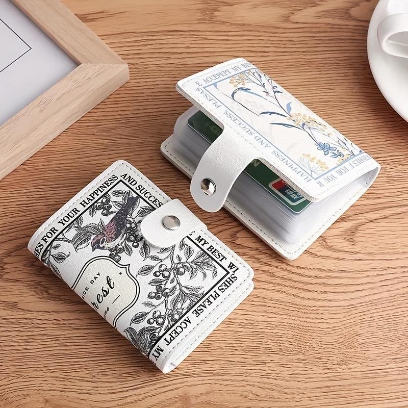 Stylish Women's Credit Card Holder, Compact Multi-Slot Wallet for Cards, Driver's License, Business Cards & Documents