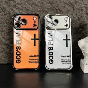 Religious God's Plan Bible Verse Smartphone Case - Transparent Protection Cover, Casing Accessory for iPhone 17,16,15,14,13,12,11 Plus Pro Max, Ideal Gift