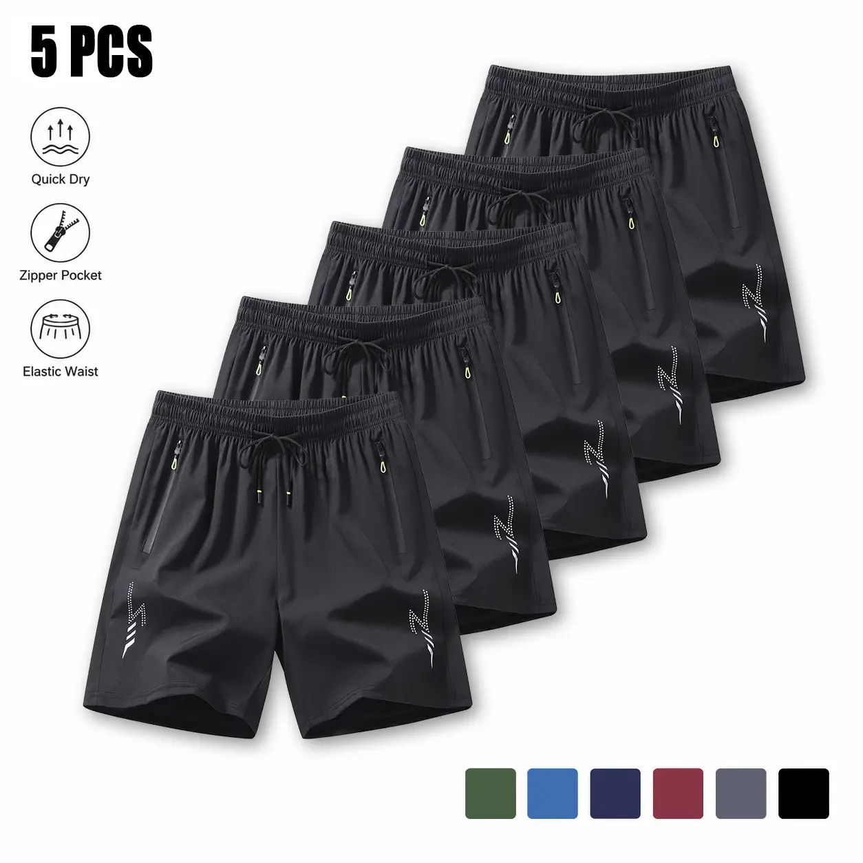 Black 5-piece set