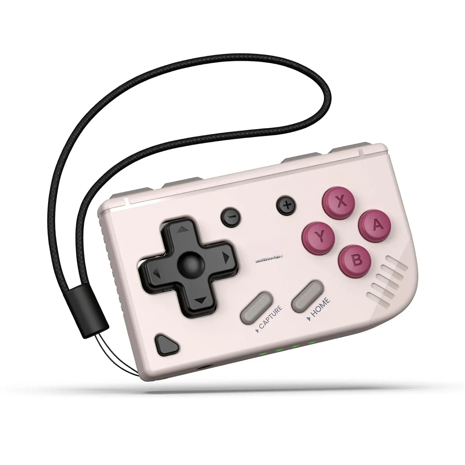 Mini Retro  Controller, Pocket-Size  Mini  Controller with  Design, Portable Travel Controller for Mobile & PC Gaming (Grey)