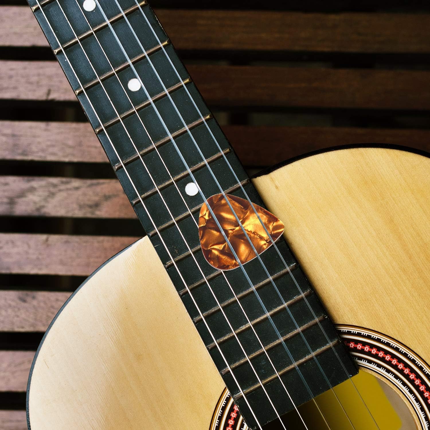 100 count Medium Size Guitar Picks Sampler Value Pack 0.71mm Thickness