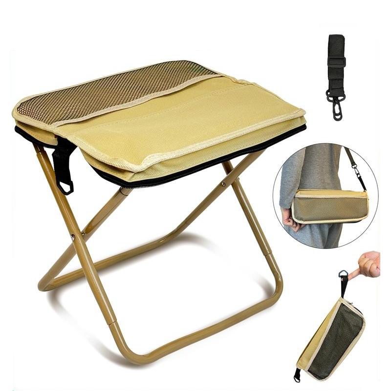 Portable Folding Stool with Carry Bag, Lightweight Foldable Stool, Outdoor Chair with Pocket, Camping Folding Chairs, Travel, BBQ, Fishing, Beach, Picnic, Camping Portable Folding Stool with Carry Bag, Lightweight Foldable Stool, Outdoor Chair with Pocket, Camping Folding Chairs, Travel, BBQ, Fishing, Beach, Picnic, Camping