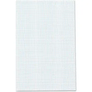 Quadrille Double Sided Pad, 11 x 17, White, 4x4 Quad Rule, 50 Sheets, 1 Pad (22-037)