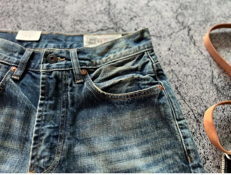 Kyn Apparel Heavy Washed Denim Jeans for Men Autumn Vintage Selvedge Soft Loose Straight Pants Y2k Youth Male