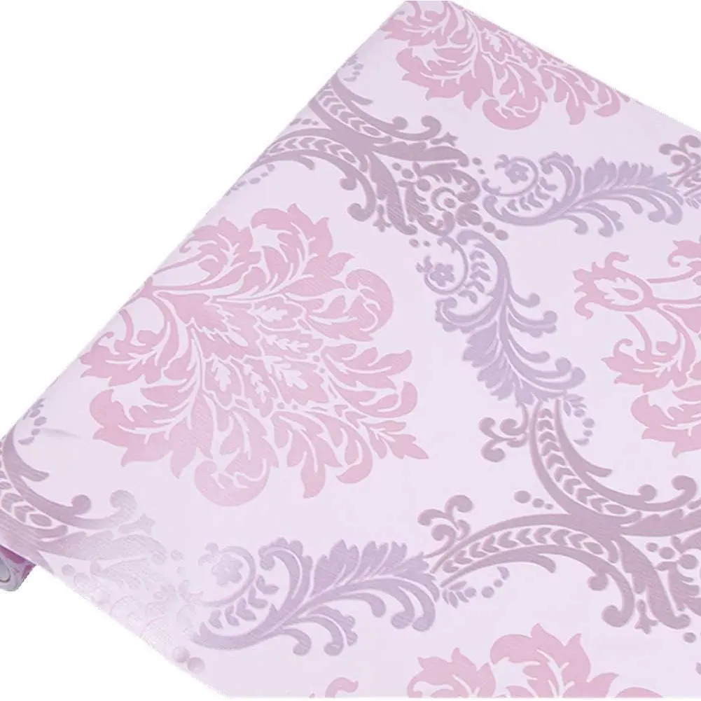 17.7x118 Inch Self Adhesive  Damask Removable Shelf Liner Cabinet Sticker