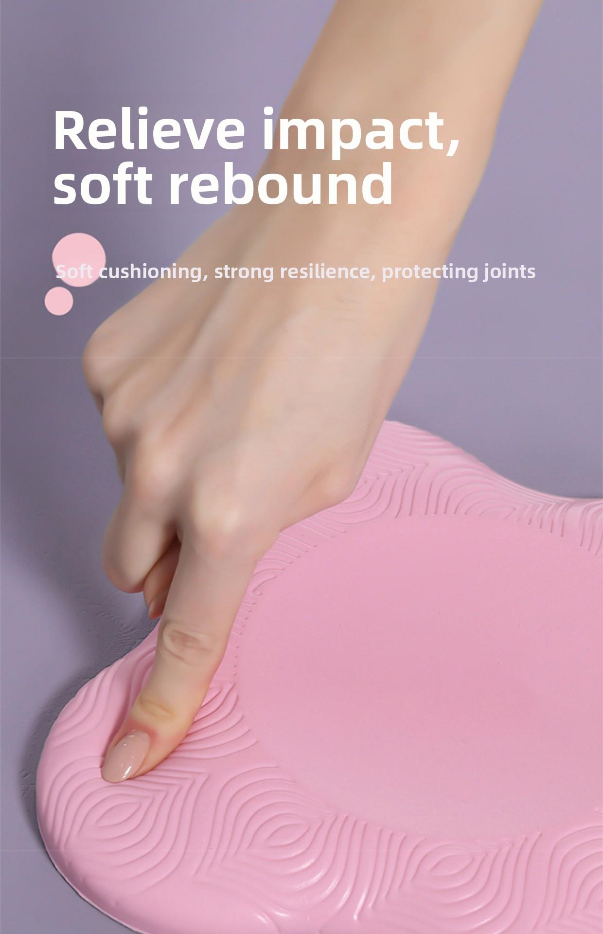 2-Pack Non-Slip Thickened Yoga Knee Pads, Yoga Mats, Portable Yoga Support Mats for Home and Gym Training, Fitness Mats