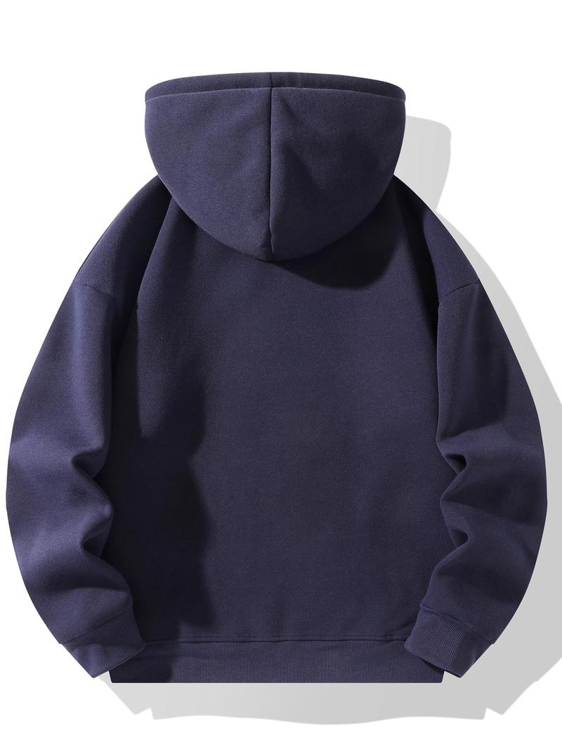 2 Counts Men's Solid Zipper Set, Streetwear Casual Wear Knitted Long Sleeve Hoodie & Drawstring Pocket Sweatpants Suits for Fall Winter, Fashion Cozy Men's Outfits Overalls for Daily Wear Grey Sweatshirt Guy Poser Hoodie, Sets for Men Clothing, Menswear