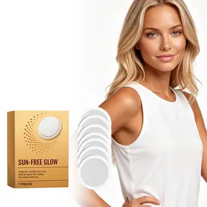 2-Pack Sunless Bronzing Patches, Achieve Natural Tan Glow, Moisturizing Skin Care Stickers, No Sun Needed, Perfect for Radiant Skin