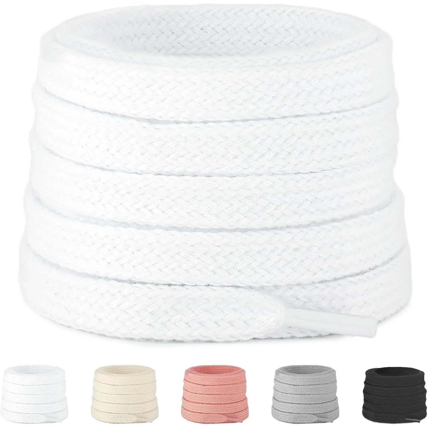 5/16"  Shoe Laces for Sneakers, Retro Texture Flat Shoelaces  Shoe Strings for Athletic Shoes