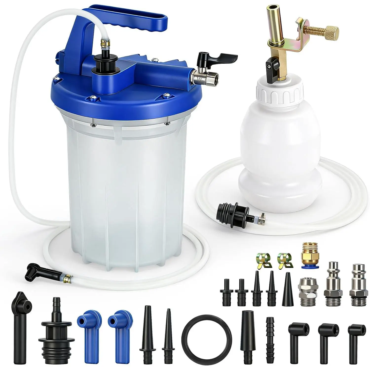 3L Vacuum  Bleeder Kit, Vacuum Pump Kit, ABS  Bleeding Tool with Large , Lightweight Precision Flow Control System, Suitable for , , , and SUV, Compact, Fluid Extraction, Mechanics/Diy