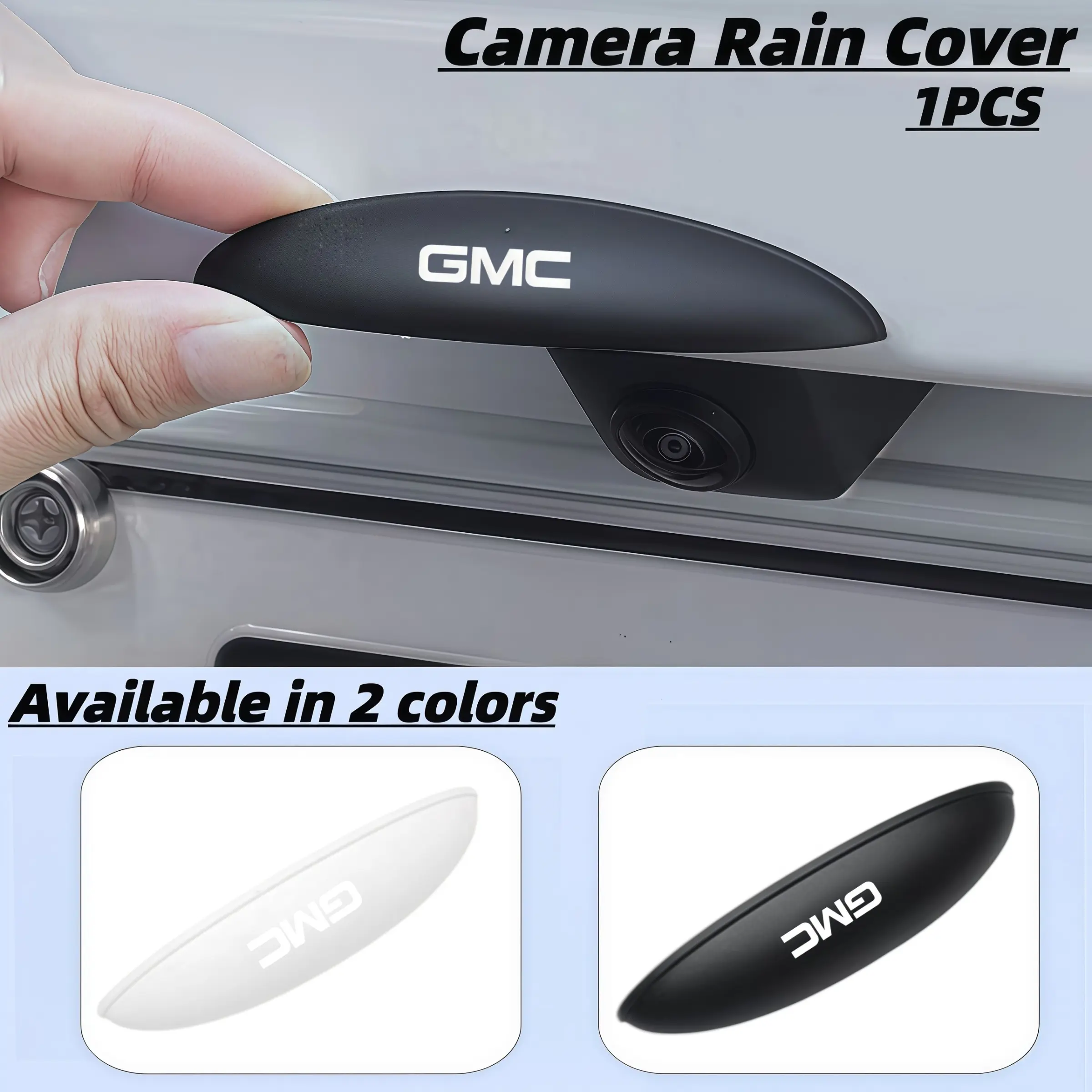 1pcs Car Reverse Camera Rain Cover, Abs Material, Durable, Rain-Proof Shade Cover, Universal Fit, Car Protector for Gmc, Essential Auto Accessory