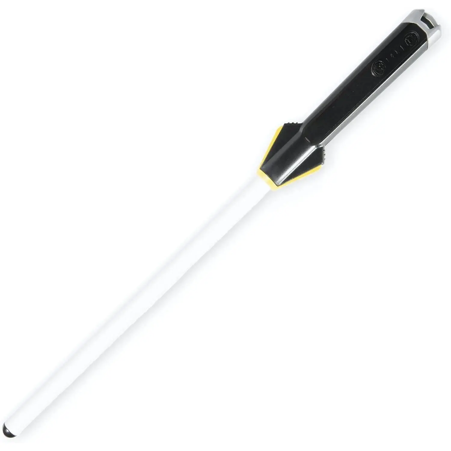 Kitchen Ceramic Honing Rod - Angle Guided - For Chef, Santoku, Paring, & Serrated  Black