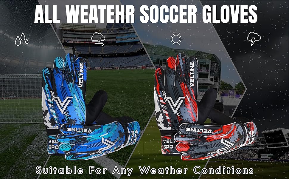 AGS Soccer Goalie Gloves for Kids Boys Children,Youth & Adult Football Goalkeeper Gloves with Double Wrist Protection and 4mm Latex Anti-Slip Strong Grips Palm