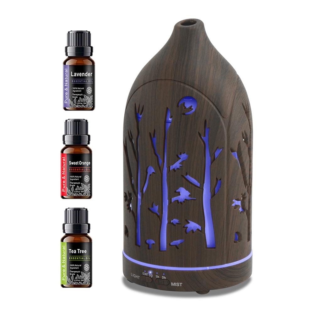 Aromatherapy Diffuser  Auto Shut Off, Ultra Quiet, 3  Oils  Perfect for Stress Relief, Sleep & Mindfulness jellyfish humidifier house humidificador  de  aroma lifelines  diffuser