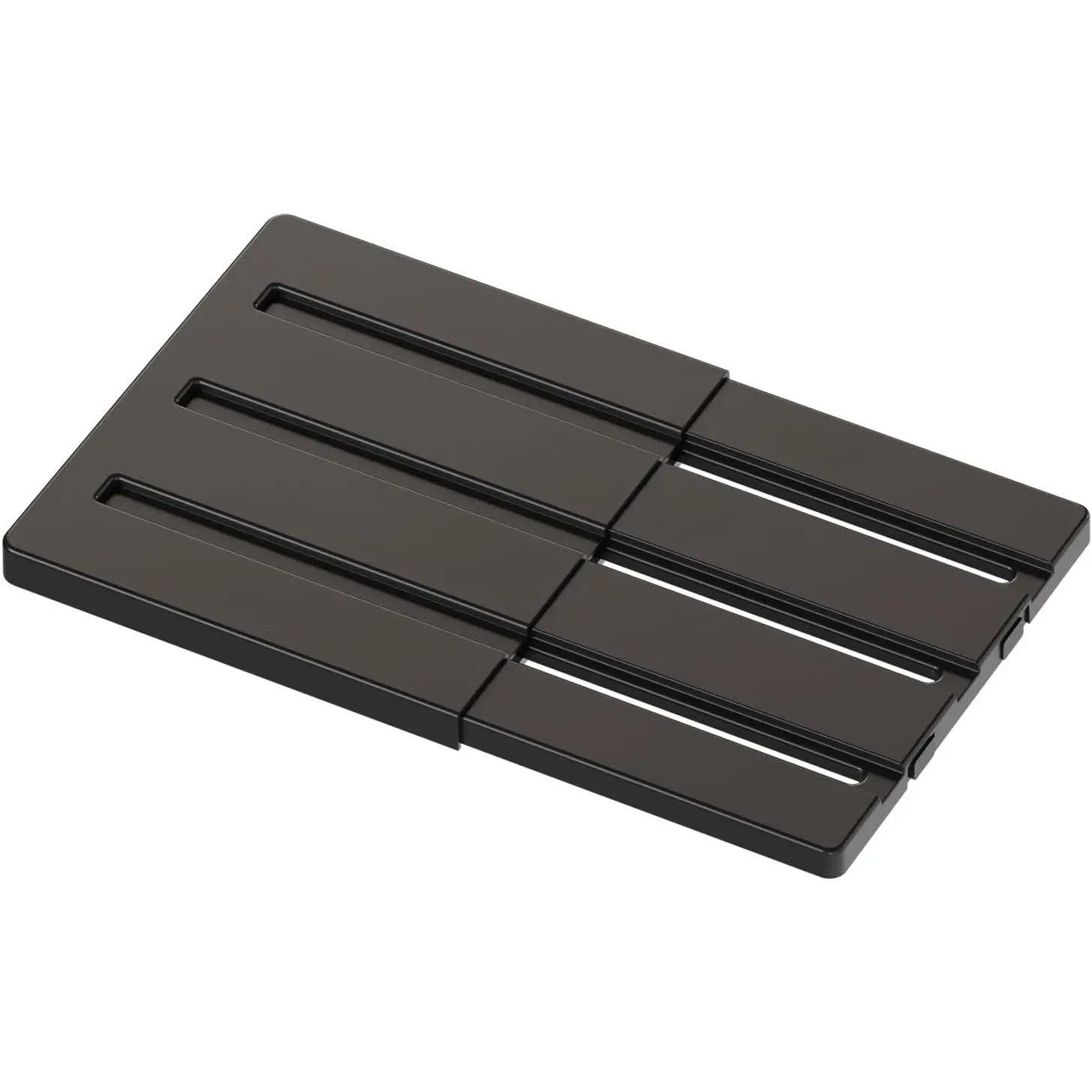 Adjust-A-Shelf Locker Shelf, Extends to Fit Your Locker, Easy to Use, Perfect for School, Office, Gym, (1, Black)