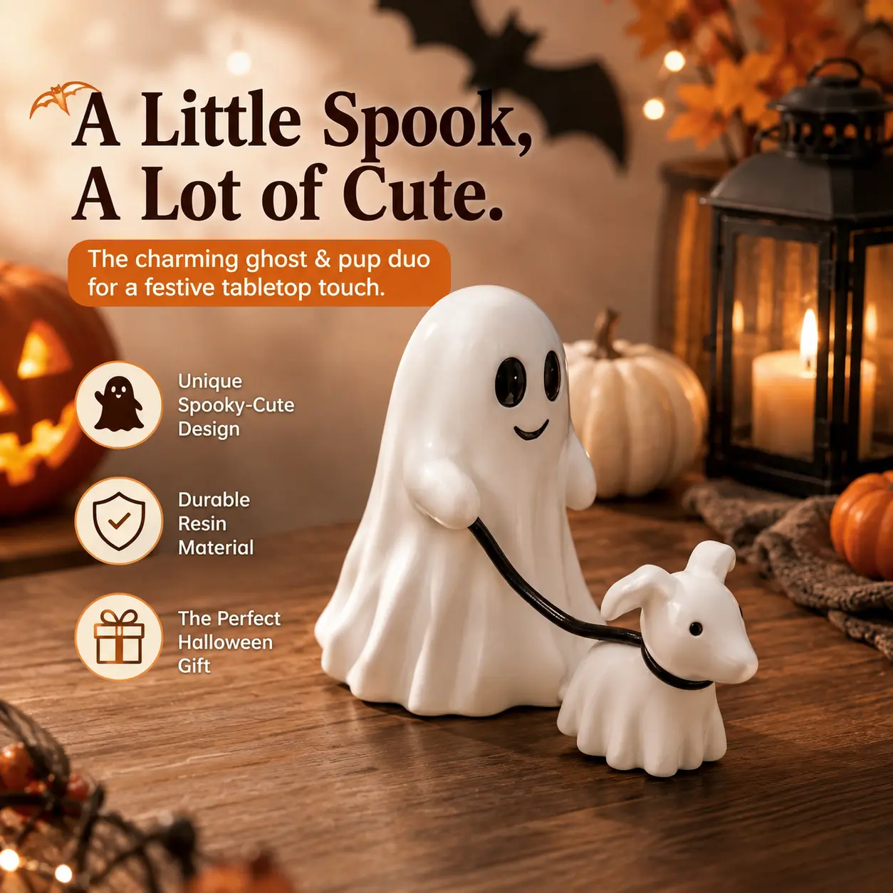 Ghost Walking Dog Home Decor Halloween Decoration 3D Printed-YY2