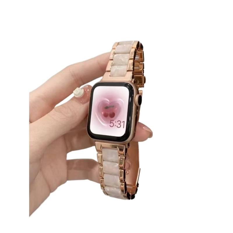 Suitable for Huawei watchgt4/5 watch strap, metal resin watch, watch4 women's summer model