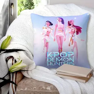 K-pop Anime Idol Throw Pillow with Insert, Magical Fairy Stage Style Cushion, Decorative Pillow for K-pop Fans, Fantasy Anime Lovers, Unique Birthday Gift, 18×18 inch Zipper Closure