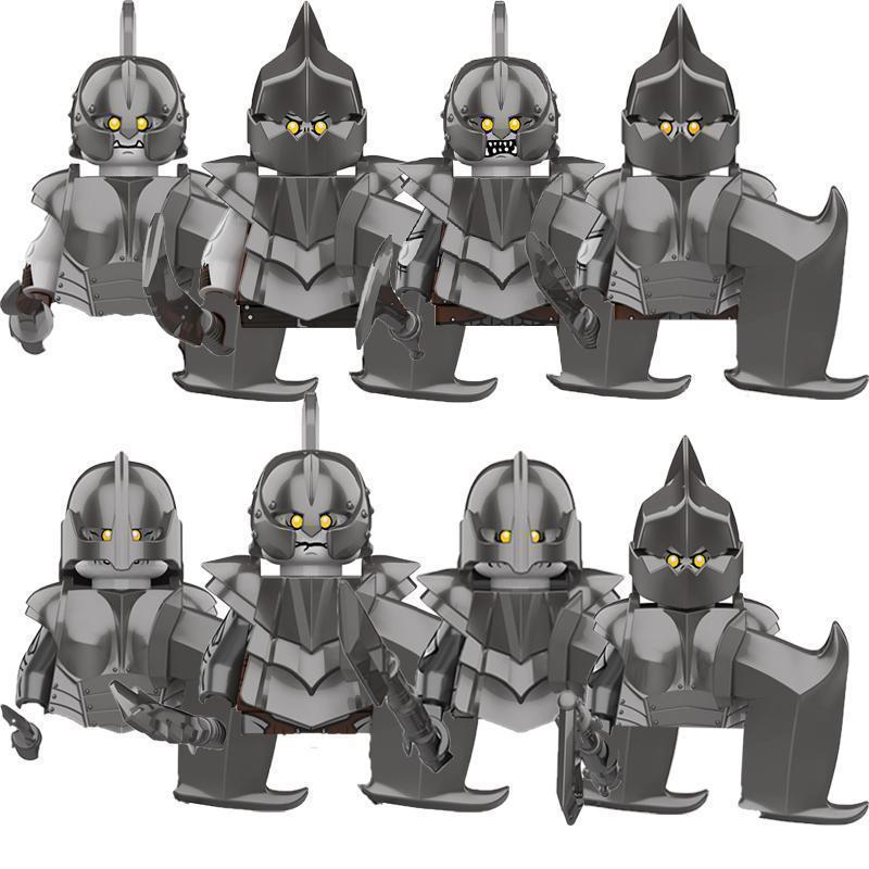 Military Building Blocks Solider Figures Movie Science Fiction Series Weapons Shield Knight Toys Gifts Medieval Mini Bricks MOC