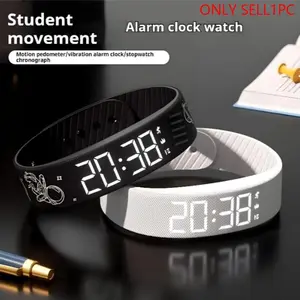 New Multifunctional Fashionable Unisex Digital Electronic Watch, Alarm, Pedometer, Timer, Night Light, Wearable Sports Watch, Gift Idea, Fitness Tracker