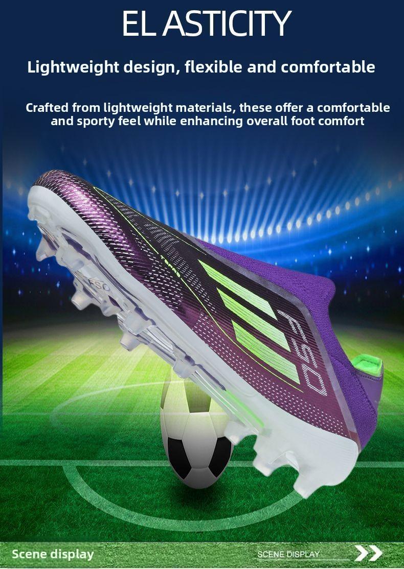 Football shoes for teenagers, student football shoes for both men and women, TF cleats, AG long spikes