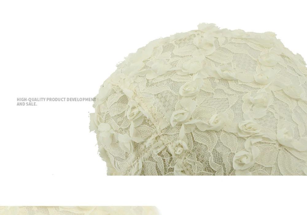 HT4784 Beret Cap Spring Summer Lace Mesh Cap Men Women Vintage Floral Artist Painter Beret Hat Male Female Ivy Flat Cap Berets