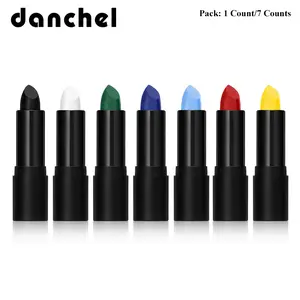 danchel Creative Face & Body Paint Stick, Highly Pigmented, Smooth Blending, No Clumping, Safe & Non-Toxic, Portable for On-the-Go, Ideal for Cosplay, Sports, Parties & Festivals