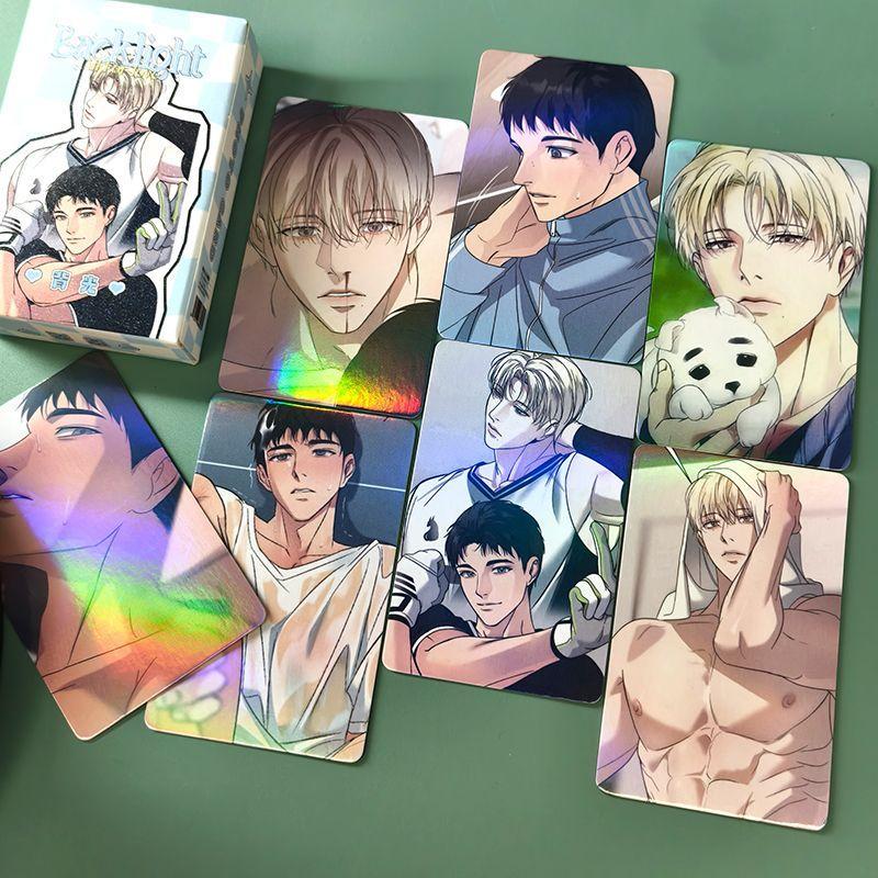 50 Pcs/set Male Male Love Lomo Card Korean Bl Cute Boys Manhwa HD Photocard Fans Decoration Cosplay Gift