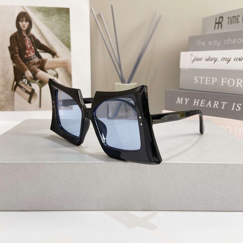 Oversized Gradient  for Women And Men – Green To Clear Frame, Anti-Reflective Lenses, Lightweight Metal Hinge, Stylish Eyewear for Parties, Photography, And Street Style Vintage Tortoiseshell  outdoor glass uv400 lens blinged sunglasses fall ses