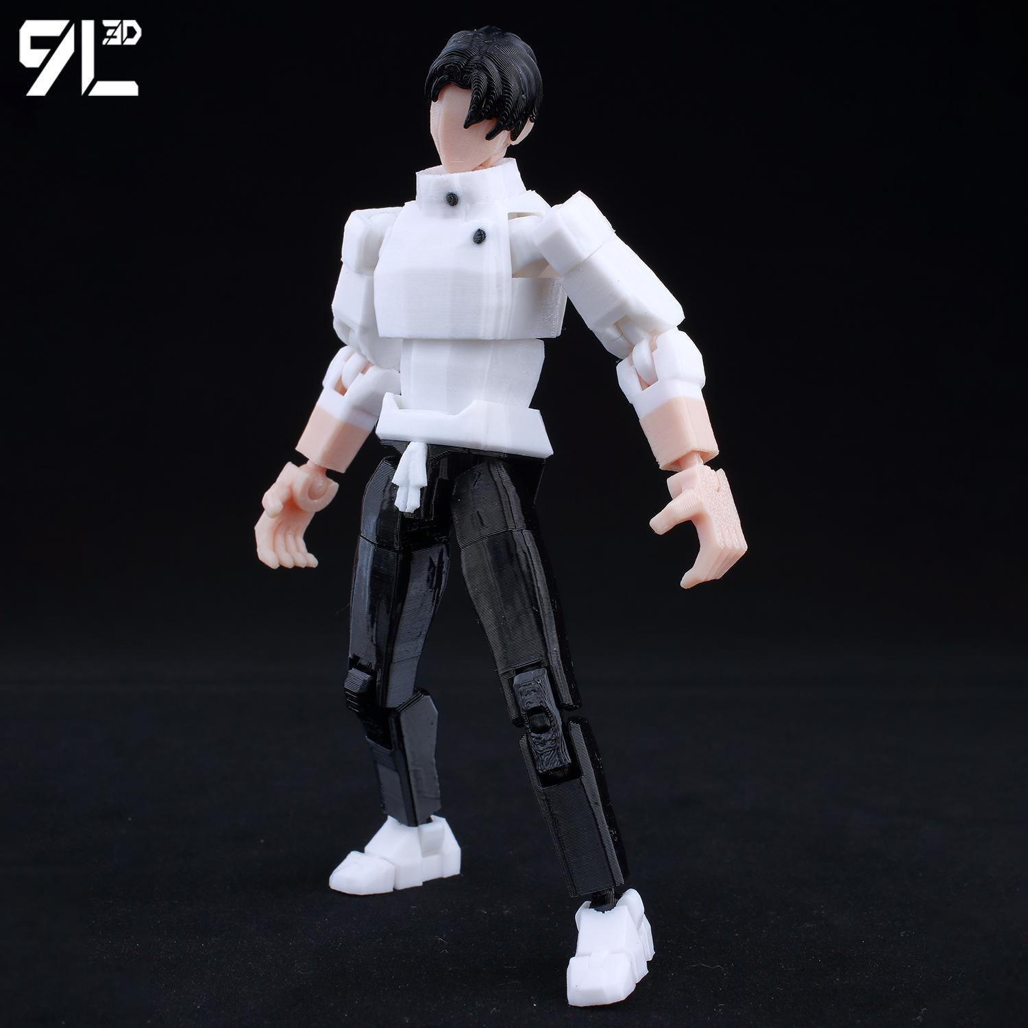 9L3D Dummy13 JJK Anime Figures 3D Printed Yuuta Rika Yuji Dummy13 Poseable Multi-Jointed T13 Anime Display Model Gift