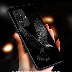 Soaring eagle pattern design suitable for Huawei Nova 10 SE,Nova 11,Nova 3i,P Smart+ 2019,Nova 4,Nova 5 Pro,Nova 5i Pro,Nova 6,Nova 7 Pro,Nova 7 SE,Nova 7i,Nova 8,Nova 8i,Nova 9,Nova 9 SE,Nova Y61,Nova Y90 Hard Case Glass texture Simple design Phone Case
