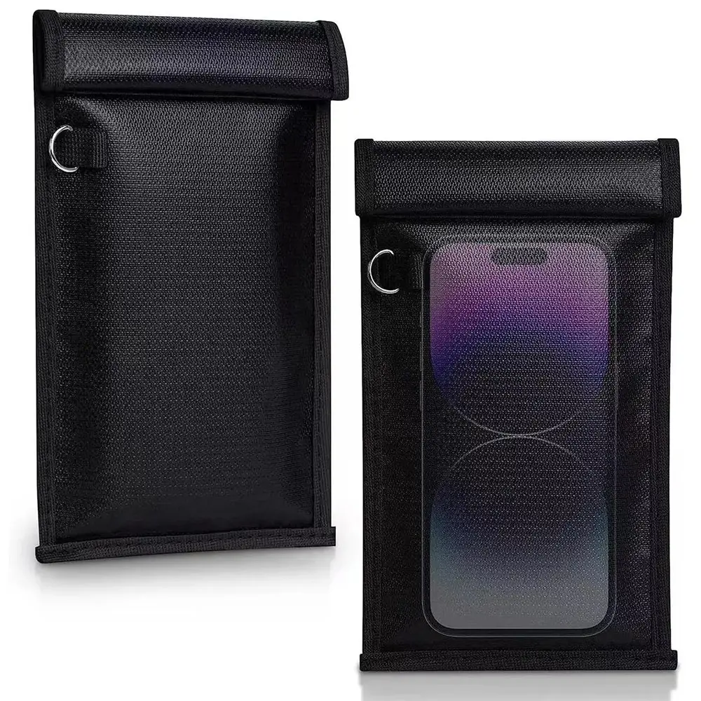 Faraday Privacy Bag, Emp and RFID Blocking, Anti-Tracking, Fireproof, Key Protection, Phone, Radio, Car Keys, Electronic Device Storage, Multifunctional Storage Bag