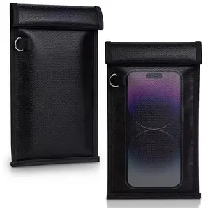 Faraday Privacy Bag, Emp and RFID Blocking, Anti-Tracking, Fireproof, Key Protection, Phone, Radio, Car Keys, Electronic Device Storage