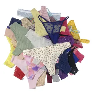 Mystery Mixed Thong Pack for Women Fashion G-String Tangas Varied Prints Vibrant Tones Stylish Underwear Blind Bag