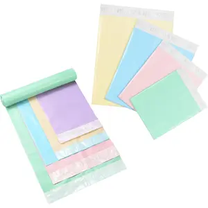 120 Pcs Poly Mailer Envelope, 4 Sizes Self Adhesive Tear Proof Shipping Mailing Bags, Multicolor (Sizes: 8 x 12 In, 10 x 14 In, 13 x 18 In, 15 x 20 In)
