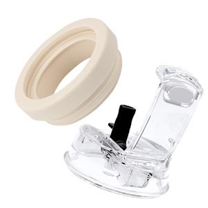 40oz Replacement Lid Compatible with Meoky & Other 40oz Tumblers, Dual-Spout 2-in-1 Design with Straw & Sip Opening, Leak-Proof Dustproof Cover, Detachable Silicone Seal Cup Accessory