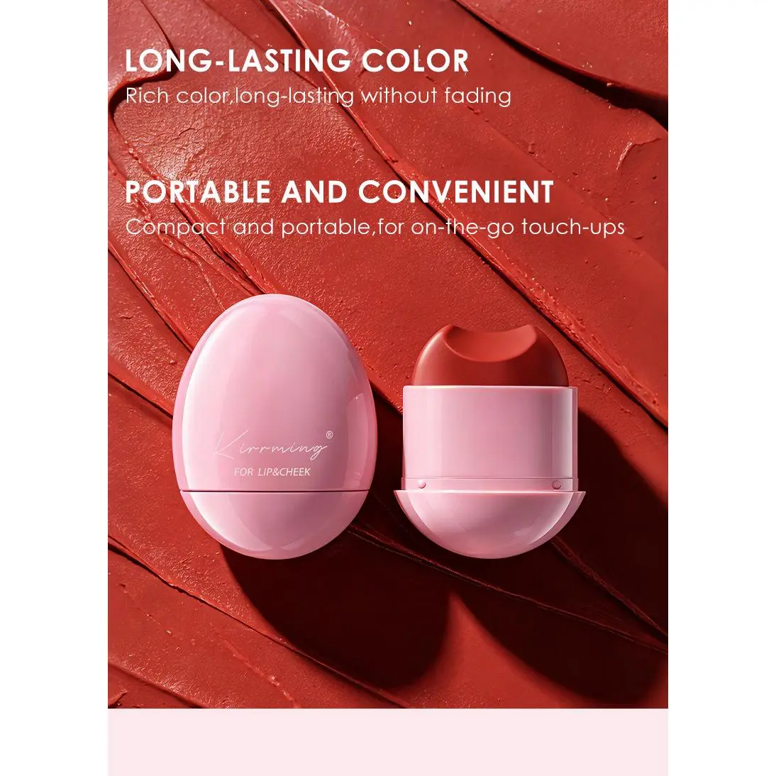 Moisturizing Waterproof Long-Lasting Blush Cream - Easy Apply for a Natural Nude Look