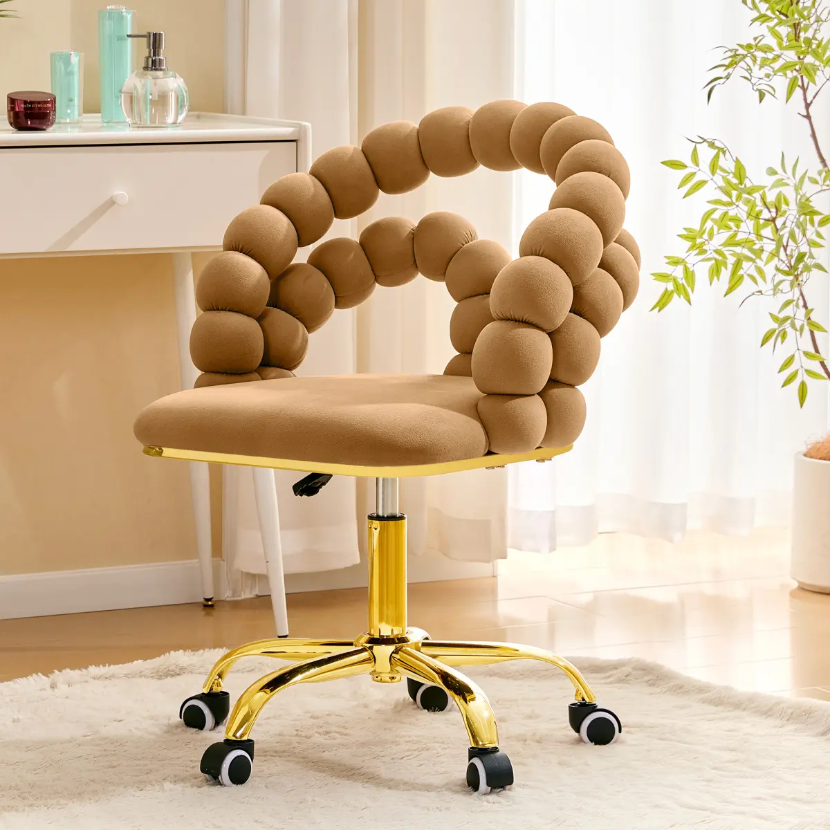 Brown + Gold +  Set of 1