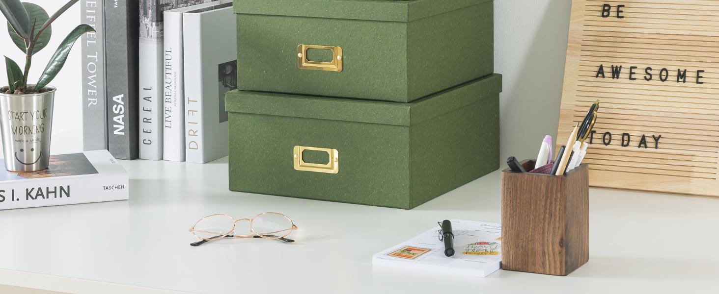 Decorative Oblong Cardboard Storage Boxes with Lids, Set of 2 Floral Paperboard Keepsake Memory Boxes, Oval Nesting Storage for Gifts and Home Décor (Floral Elegance)