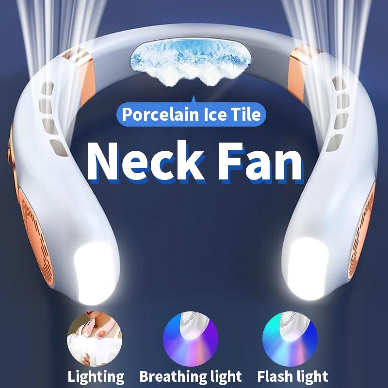 Hands-Free Neck-Worn Wearable Cooler Fan, USB Charging Personal Cooling Device with 5 Levels Adjustable Airflow, Lightweight Portable Design for Indoor & Outdoor Activities, All-Purpose Daily Essential Accessory