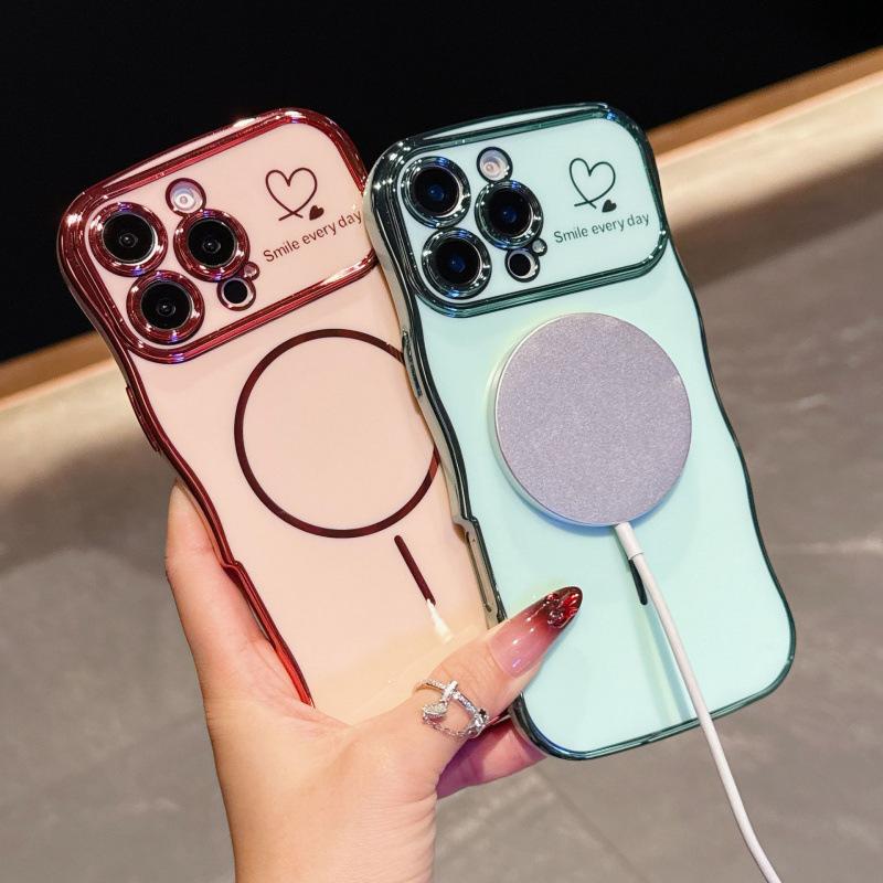 Magnetic Wireless Charge Cover Soft Cover Compatible with iPhone 16 ProMax/15/14/13/12 TPU Cover HN118