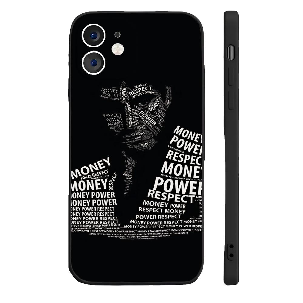 Fashion S-Scarface Phone Case Silicone Soft For IPhone 17 16 15 14 13 12 11 Plus Pro Max Plus Samsung Galaxy S26 S25 S24 S23 S22
