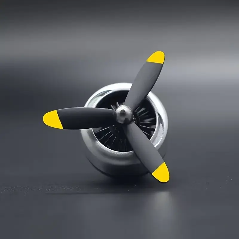 Airplane Propeller Car Vent Decor, Easy Installation, Vintage Aviation Ornament, Perfect Gift for Pilots