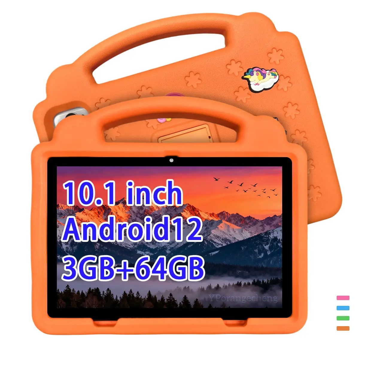 Gift for Teens! Father's Day #DealsForYouDays 10.1-Inch Gaming Tablet, All-in-One Work/Study/Entertainment, HD Screen + Dual Camera + 5G WiFi, Protective Case Included, Birthday/Christmas Gift (Blue/Pink, No Charger)